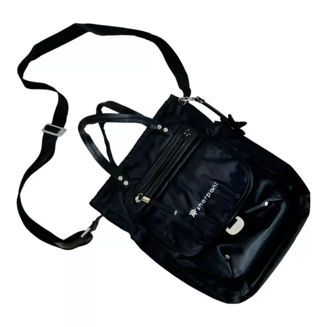 Sherpani Trevia Adjustable Crossbody Convertible Purse Black Outdoor