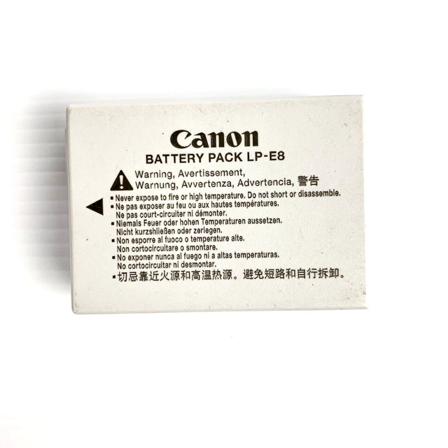 Batterie LP-E8 1352mAh Maxsima Pour Canon EOS 700D 650D 600D 550D Rebel T2i T3i