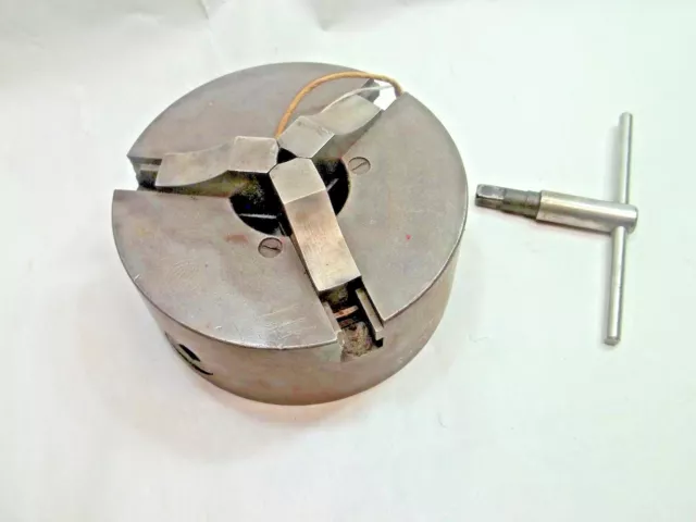 Chuck 6" GISHOLT (3) Jaw Lathe Chuck for the Machinist or Woodworker Lathe Chuck