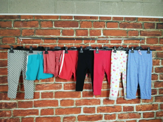 BABY GIRL BUNDLE AGE 18-24 MONTHS M&S GAP NEXT etc BRIGHT LEGGINGS SHORTS 92CM