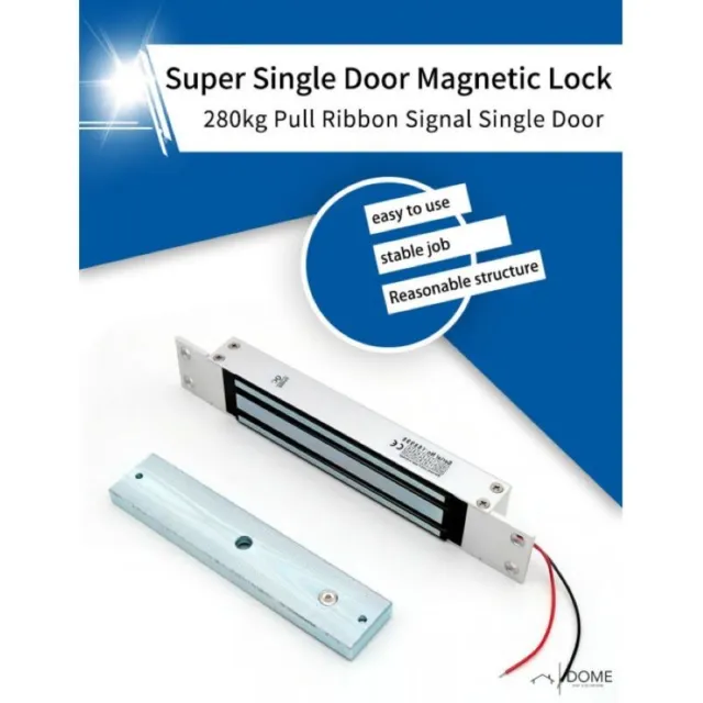 Slimline Mortice blocco magnetico MagLock 280 kg controllo accesso cancello di sicurezza DC12V