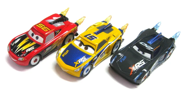 MATTEL DISNEY CARS 3-er Set Lightning McQueen Cruz Ramirez Jackson ...