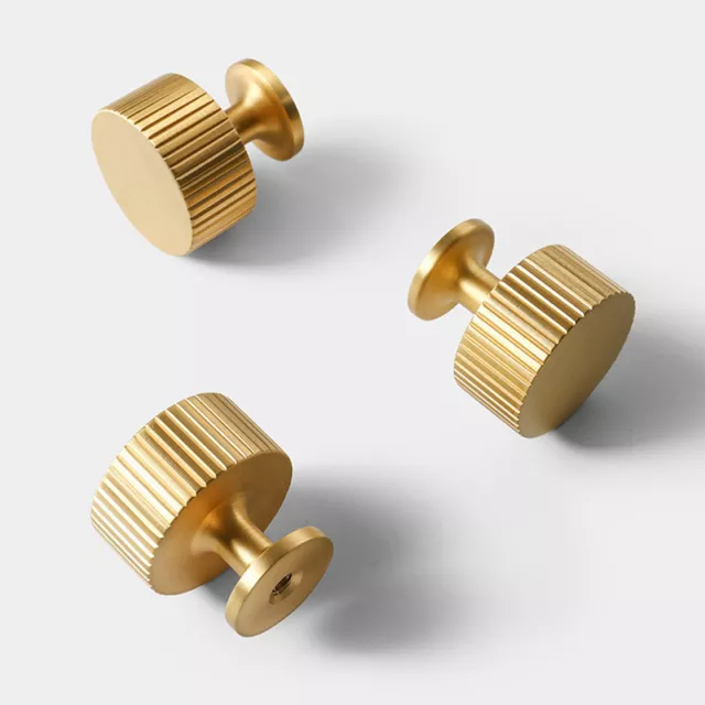 Brass Gold Cabinet Drawer Dresser Knobs Pulls Kitchen Cupboard Handles Modern
