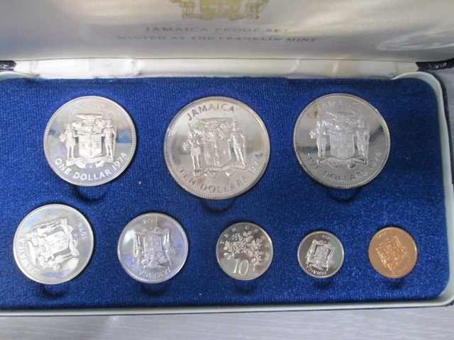 1974 Jamaica 8 Coin Proof Set