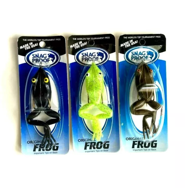 Snag-Proof Original Frog The World's Top Tournament Frog - Select Your Color