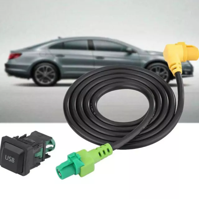 Car USB Switch Cable USB Audio Adapter Charger RCD510 RNS315 Kit for Passat Golf