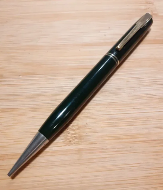 WATERMAN 9270 PROPELLING PENCIL. Gold clip. Olive Green. Working.