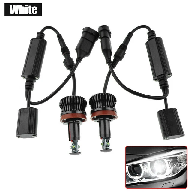 2 pz lampadine LED bianche Angel Eyes luce di posizione per BMW E60 E61 07-10 E90 E91 09-12