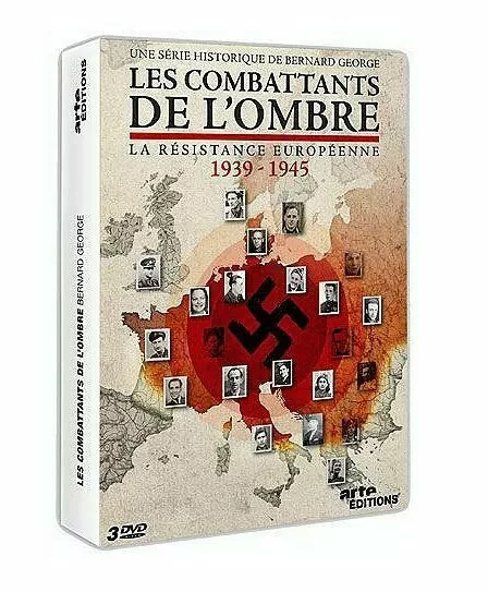 Coffret DVD  LES COMBATTANTS DE L'OMBRE LA RESISTANCE EUROPÉENNE 1939-1945 neuf