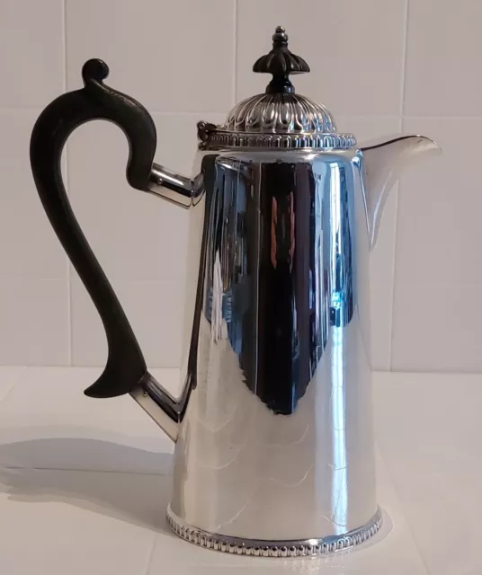 Antike Kaffee-Teekanne versilbert im Jugendstil Sheffield 22 cm Hoch