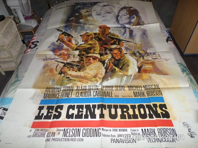 Affiche  Delon / Quinn / Cardinale / Les Centurions