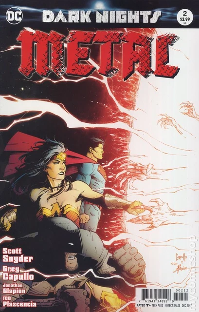 Dark Nights Metal #2E Capullo Variant 2nd Printing VF 2017 Stock Image