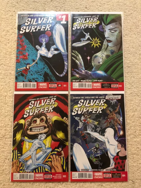 Marvel - Silver Surfer (2014) #1 - 4 Dan Slott Mike Allred