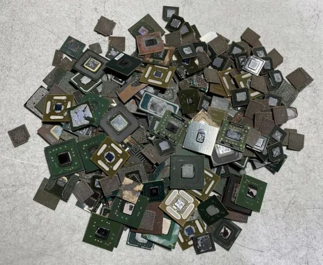 4 LB + 6.0 OZ / 1,985 Grams Lot of Scrap BGA Chips for Gold Scrap Recovery!