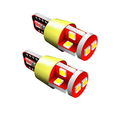 2 Pcs Car Bulbs CANBUS 501 T10 194 W5W 10 SMD White Indicator Turn Tail Light - 3