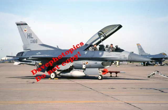 35mm Aircraft slide   88-166    F-16DG     Fighting Falcon