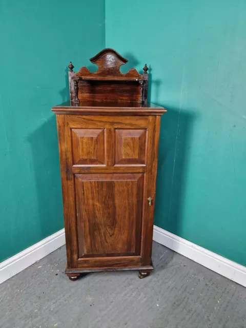 An Antique Edwardian Walnut Paneled Cabinet Cupboard ~Delivery Available~ 2