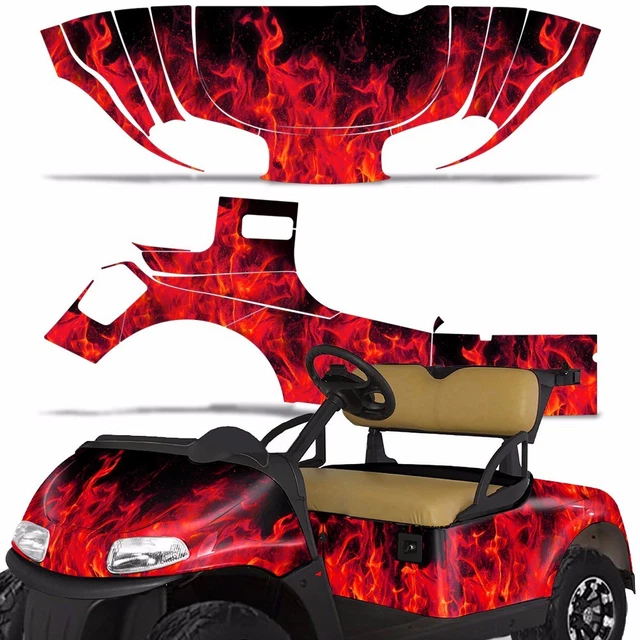 EZ GO FREEDOM RXV Golf Cart Graphic Kit Sticker Wrap Decal EZGO 2014