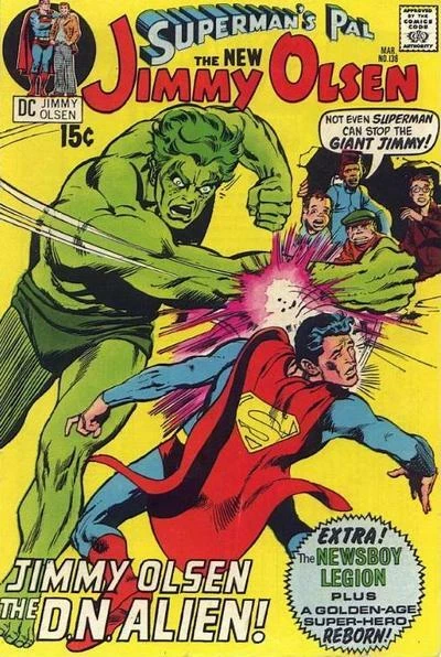 Superman's Pal Jimmy Olsen #136 DC Comics March Mar 1971 (FN+)