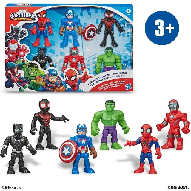PLAYSKOOL HEROES MARVEL Super Hero Adventures Lot de 6 figurines