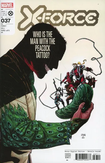 X-Force #37 2023 Unread Joshua Cassara Main Cover Marvel Comic Book Ben Percy