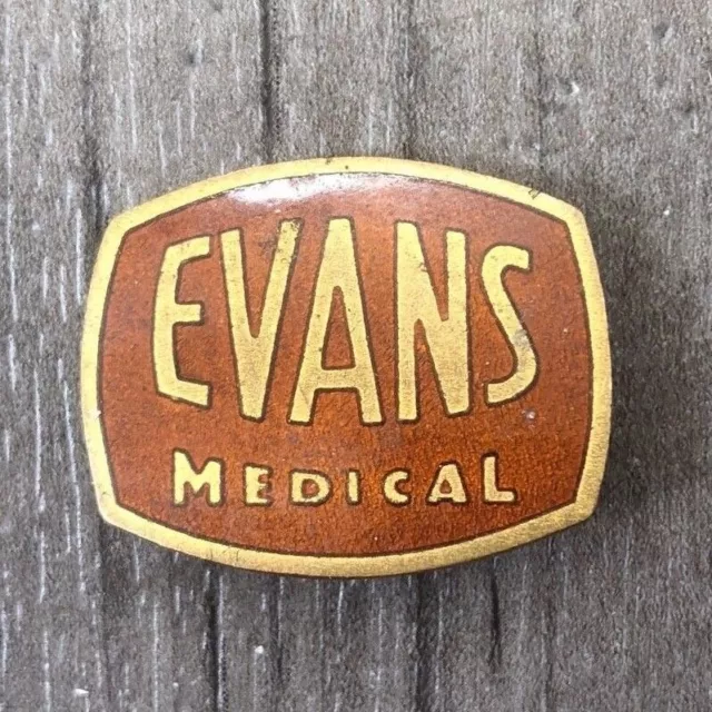 Evans Medical Trade Enamel Pin Badge Authentic Vintage Rare Speke Liverpool