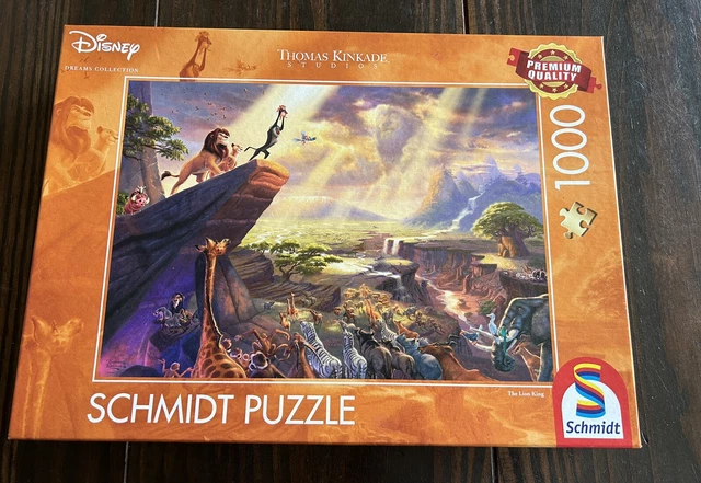 DISNEY THE LION King Thomas Kinkade Schmidt jigsaw puzzle 1000 piece £ ...