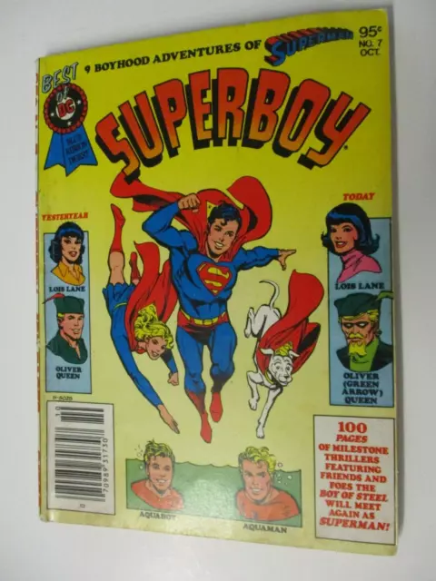 Best Of Dc Blue Ribbon Digest #7 Sept October 1980 Superboy Vf- Very Fine-