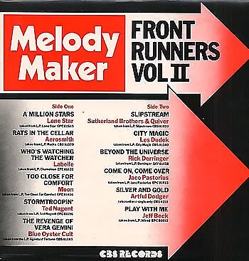 Various - Melody Maker Front Runners Vol II (LP, Album, Promo, Smplr)
