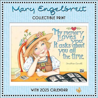 MARY ENGELBREIT'S 2023 Collectible Print With Wall Calendar by