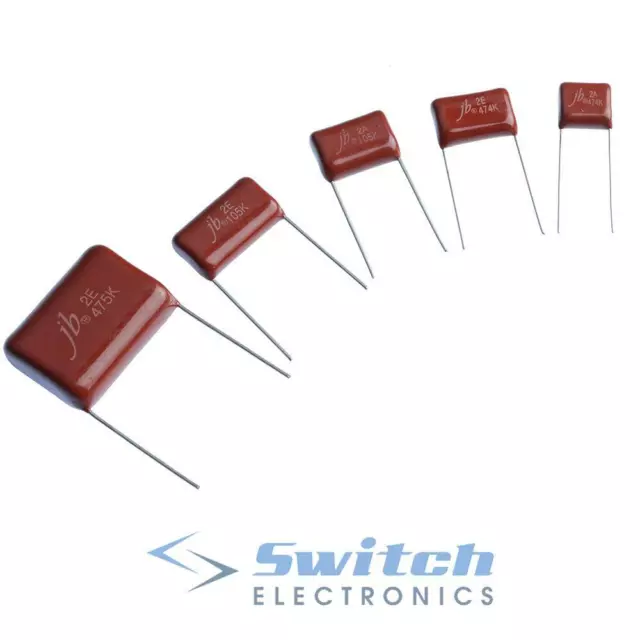 Metallised Polyester Film Capacitor ±10% 100V 250V 400V 630V