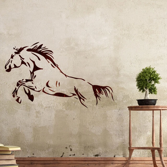 Plantillas de pared Plantilla de caballo plantilla grande para decoración...