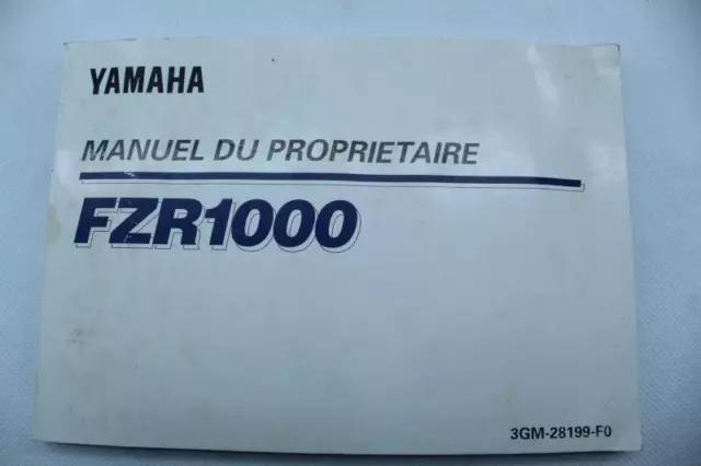Manuale Utente per moto YAMAHA 1000 FZR 1993 Per 1995