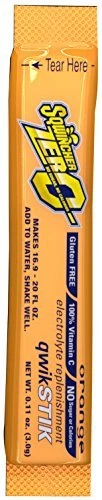 Sqwincher 060100-OR Zero Qwik Stik Powder 5.29 Oz Orange Standard Pack of 50