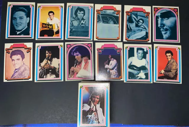 ELVIS PRESLEY Vintage Complete Set 66 Boxcar Enterprise 1978 Trading Cards ExMt