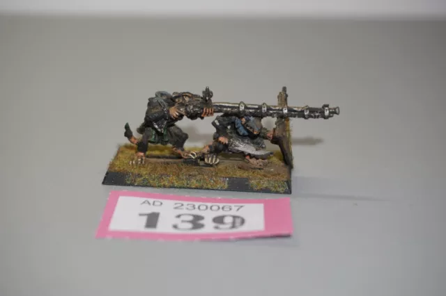 Warhammer Fantasy Skaven Warplock Jezzail Team Metal