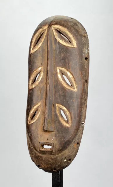 Rare initiation BEMBE Mask 6 eyes Congo DRC African Tribal Art 1302