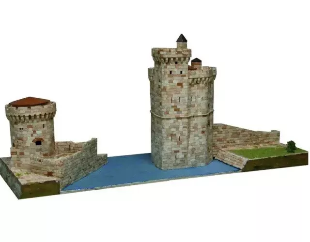 Scatola di costruzione in pietra AEDES ARS ""Torri portuali di La Rochelle"" - modellismo 2