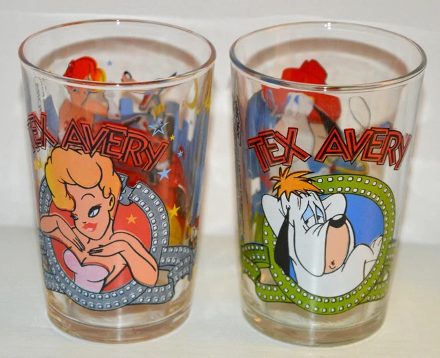 LOT 3 VERRES à moutarde Walt DISNEY chasse 1939 1941 42 MICKEY vintage