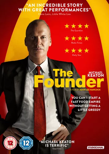 The Founder DVD (2017) Michael Keaton, Hancock (DIR) cert 12 ***NEW***