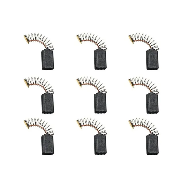 10Pc Carbon Brushes for Electric Motors/Rotary Hammer Drill/Circular,Cut-off Saw