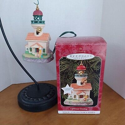 Hallmark 1998 Keepsake Ornament Lighthouse Greetings Magic Collector Series EUC