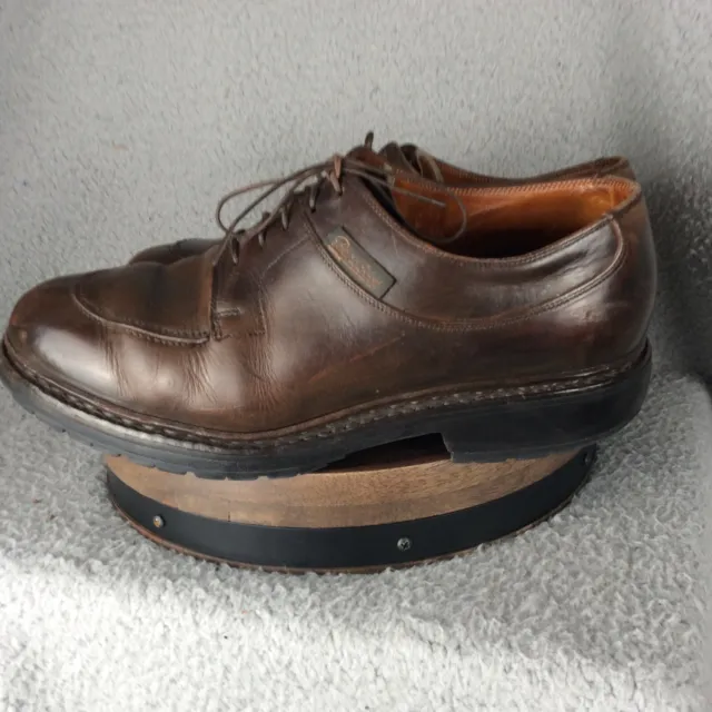 Paraboot Avignon Griff Shoes US9 Brown Leather Split -toe Norwegian Welt France