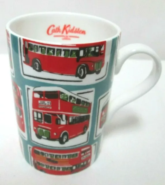 Cath Kidston London Double Decker Fine Bone China Teacup Mug Cup England NEW