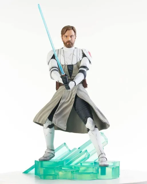 Star Wars The Clone Wars Premier Collection 1/7 Obi-Wan Kenobi Gentle Giant NEW