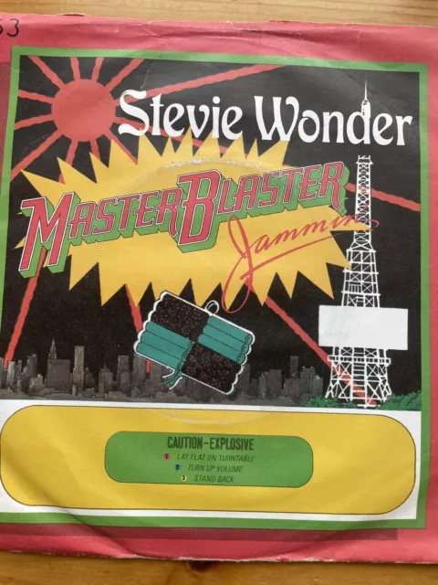 Stevie Wonder - Master Blaster (Jammin') - 7" Vinyl Single Record - VG / VG Con