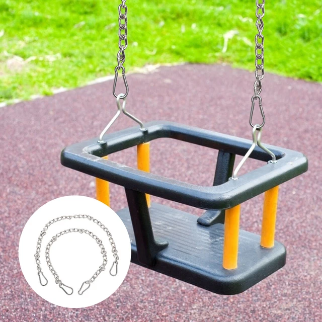 2 STÜCKE Hängende Edelstahlketten Eisen Schwingkette Zubehör Outdoor Tool