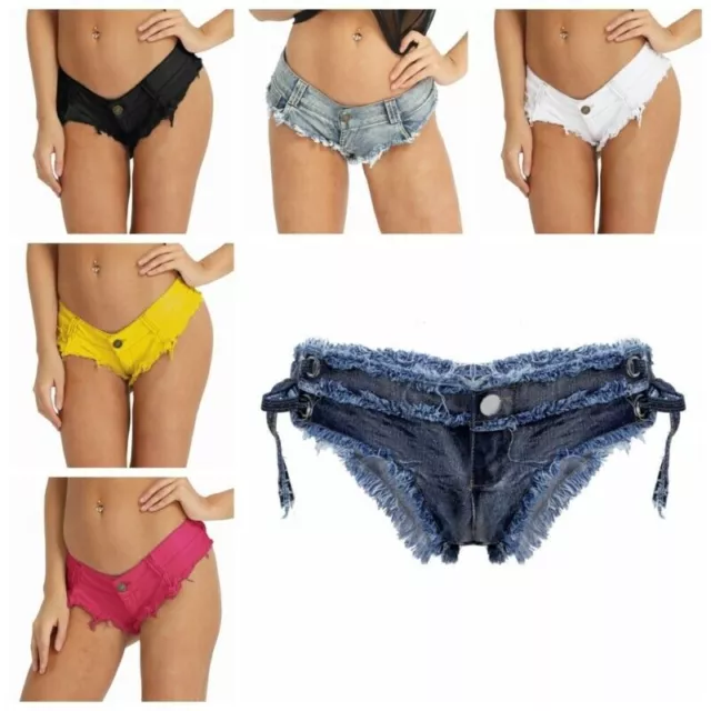 SEXY WOMEN HOT Pants Jeans Shorts Denim Low Waist Shorts Clubwear £10.72 -  PicClick UK