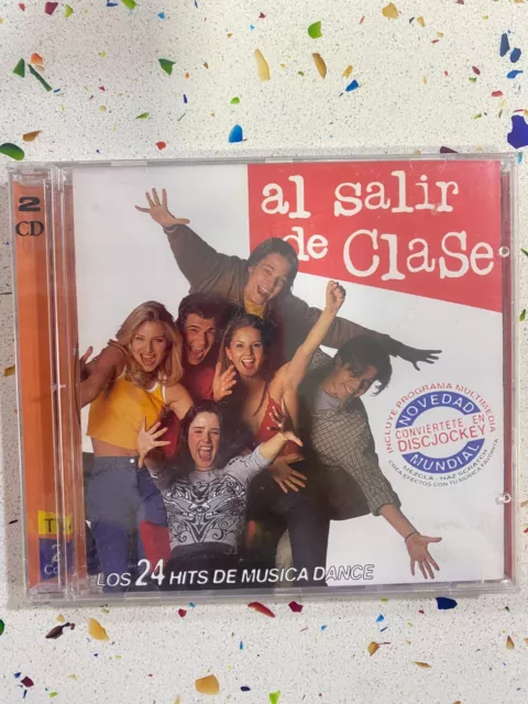 AL SALIR DE CLASE 2 x CD NUEVO PRECINTADO LOS 24 HITS DE MUSICA DANCE