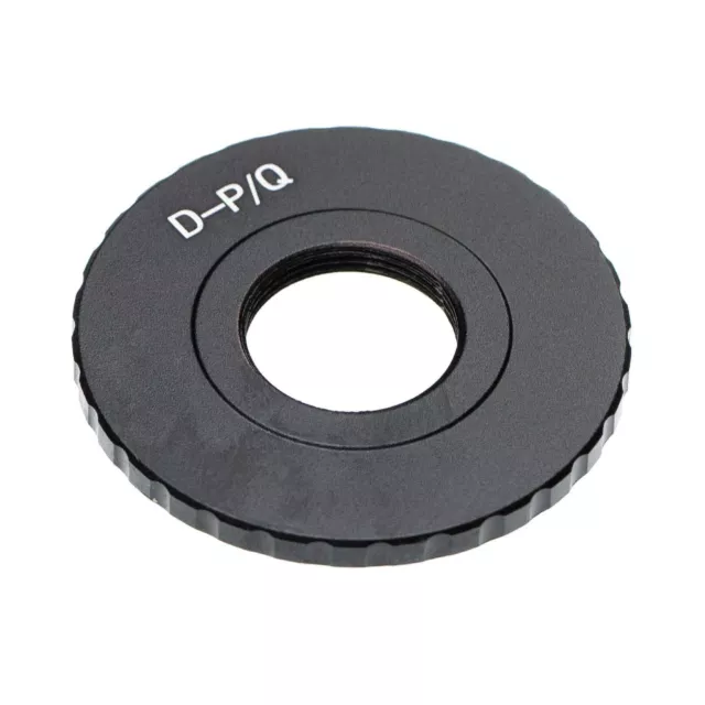 Adaptateur d'objectif D-Mount 8mm noir pour Pentax PQ